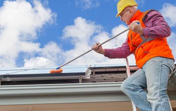 Llanbethery soft wash roof cleaning
